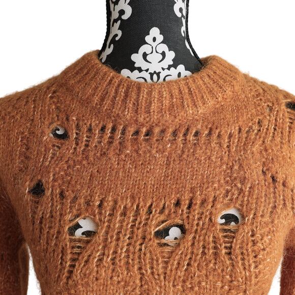 NWT - H&M Wool Alpaca Blend Orange Sweater - Medium - Picture 9 of 9